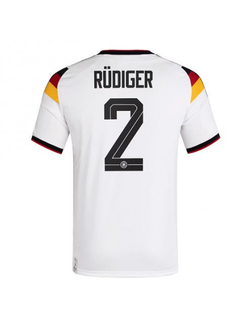 Deutschland Antonio Rudiger #2 Heimtrikot WM 2026 Kurzarm Deutschland Antonio Rudiger #2 Heimtrikot WM 2026 Kurzarm